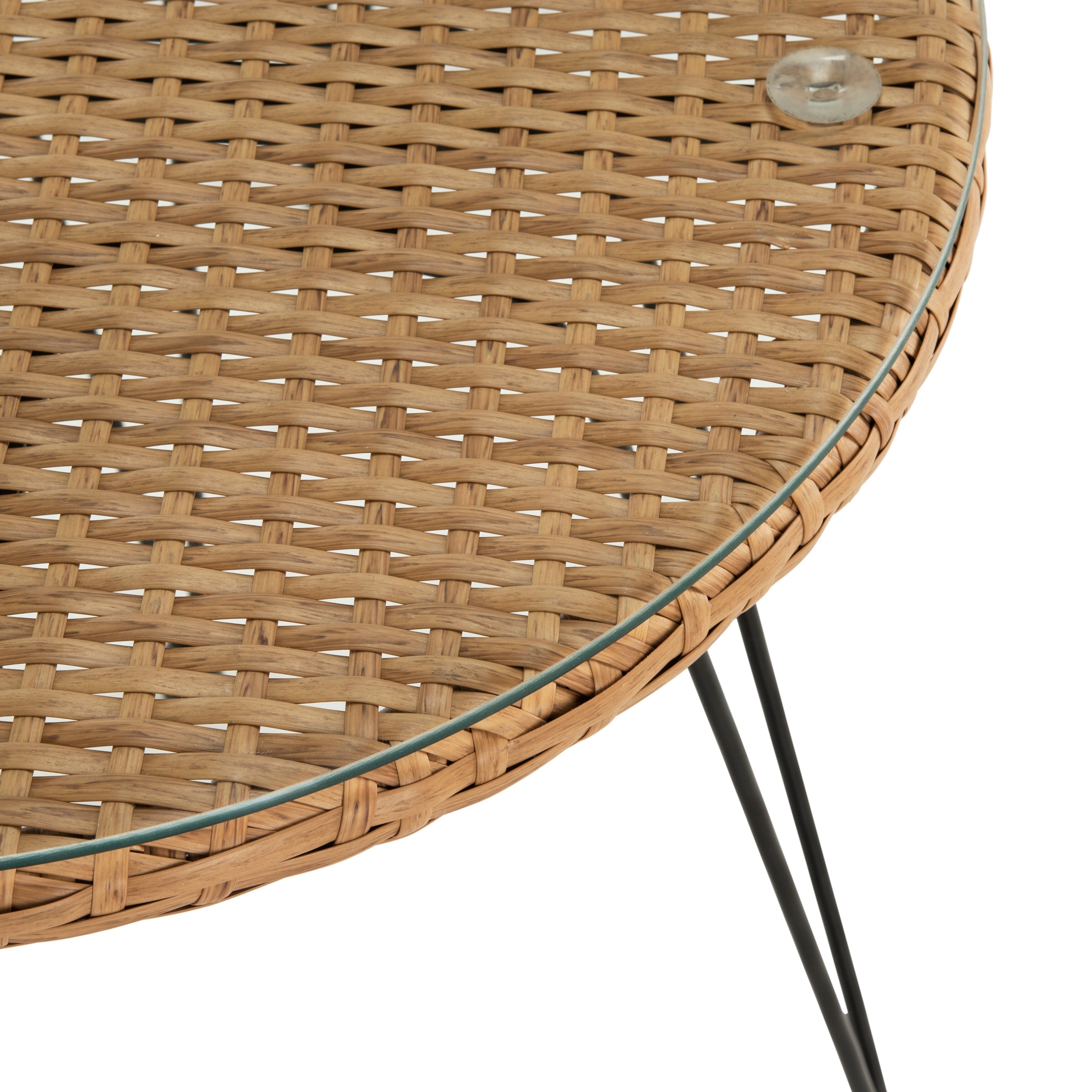 Ensemble de salon d'extérieur SAFAVIEH Montserrat 3 pièces - 22 l x 27 p x 32 h