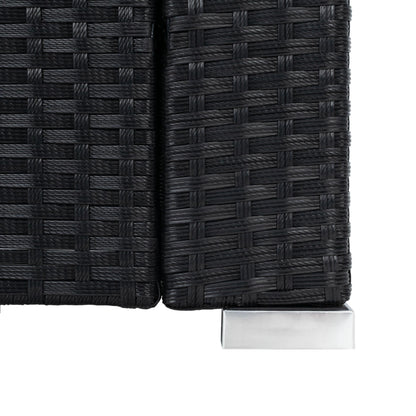 Ensemble de patio d'extérieur en osier Natalee de SAFAVIEH, 4 pièces – 50 l x 27 p x 28 h