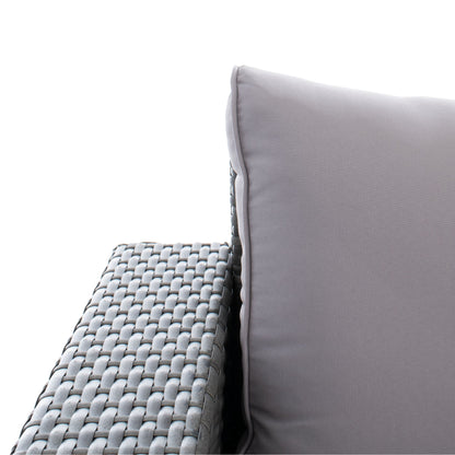 Ensemble de patio d'extérieur en osier Natalee de SAFAVIEH, 4 pièces – 50 l x 27 p x 28 h