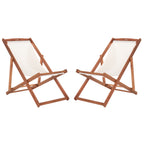Chaises pliantes d'extérieur Natalya de SAFAVIEH (lot de 2) - 24 l x 34 p x 41 h