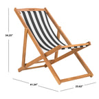 Chaises pliantes d'extérieur Natalya de SAFAVIEH (lot de 2) - 24 l x 34 p x 41 h
