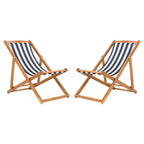 Chaises pliantes d'extérieur Natalya de SAFAVIEH (lot de 2) - 24 l x 34 p x 41 h