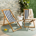 Chaises pliantes d'extérieur Natalya de SAFAVIEH (lot de 2) - 24 l x 34 p x 41 h