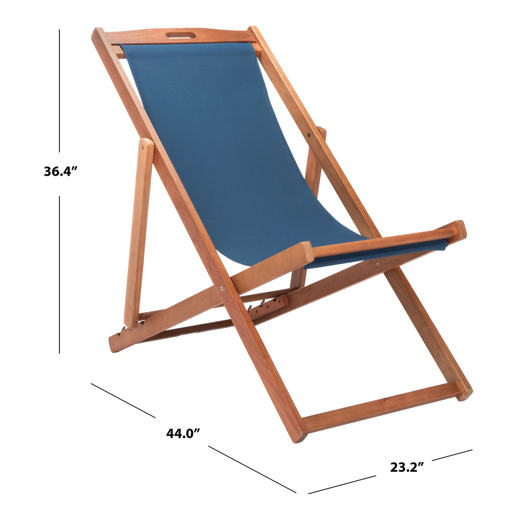 Chaises pliantes d'extérieur Natalya de SAFAVIEH (lot de 2) - 24 l x 34 p x 41 h