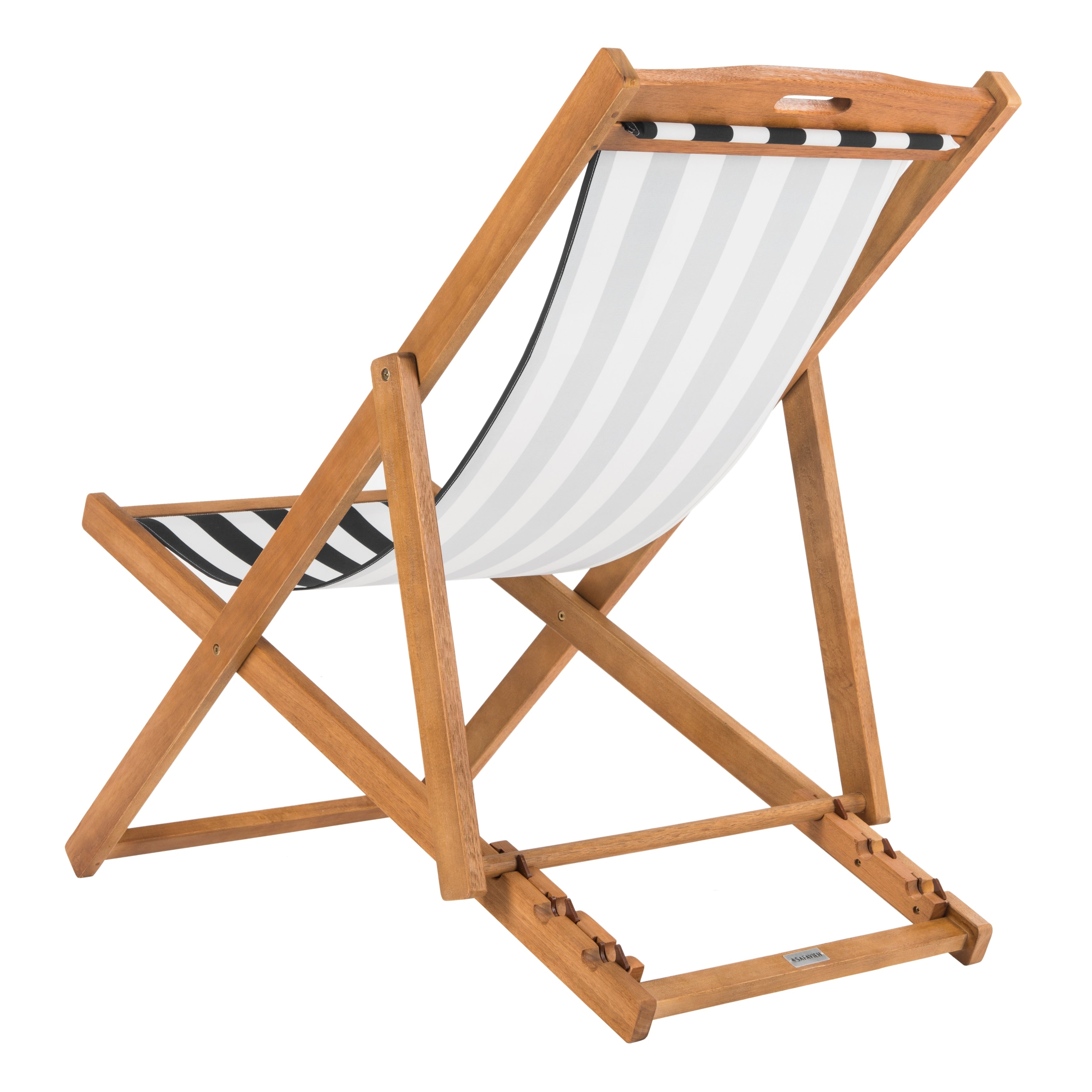 Chaises pliantes d'extérieur Natalya de SAFAVIEH (lot de 2) - 24 l x 34 p x 41 h