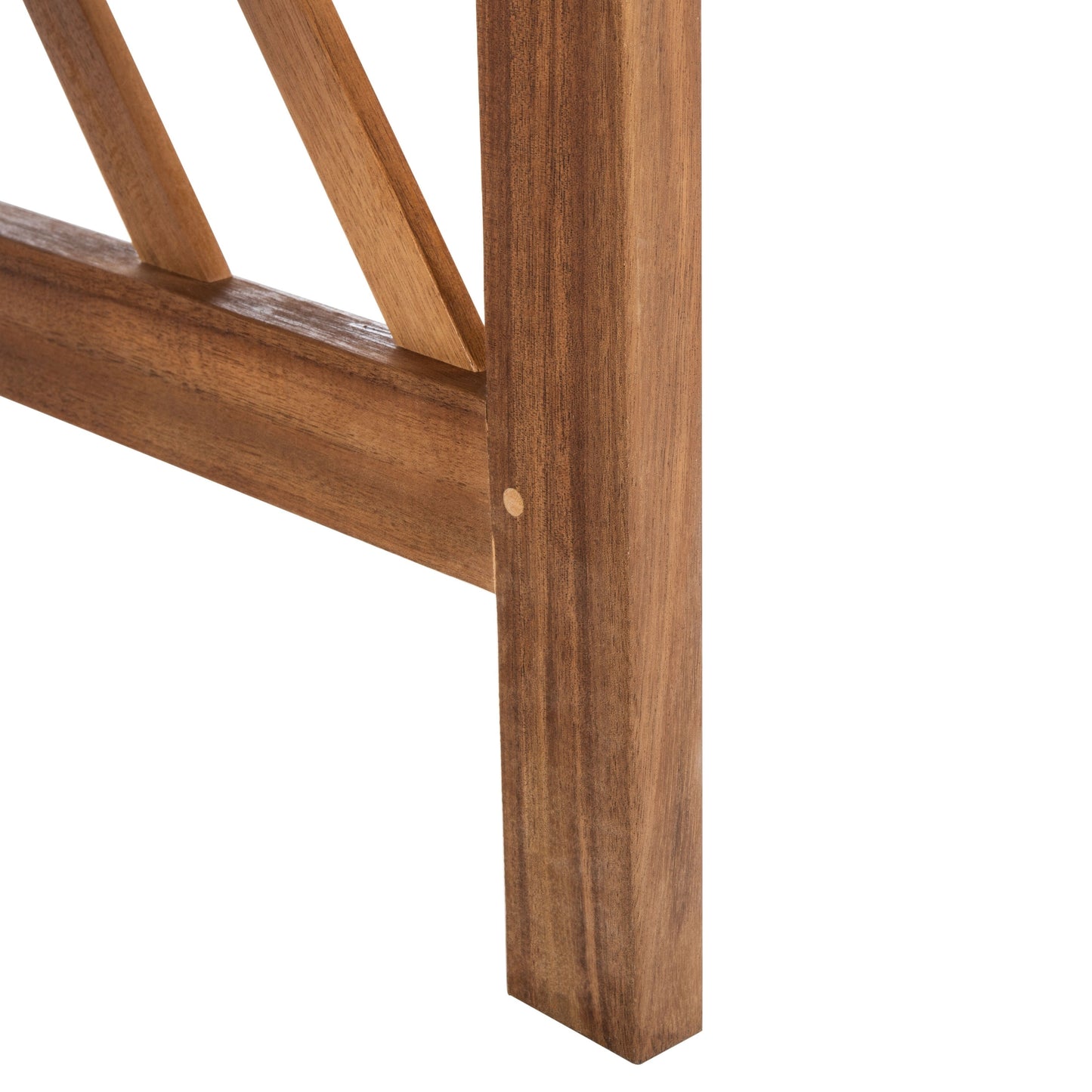 Ensemble de jardin d'extérieur Nayely 4 pièces en bois d'acacia massif SAFAVIEH - 47 L x 33 P x 26 H