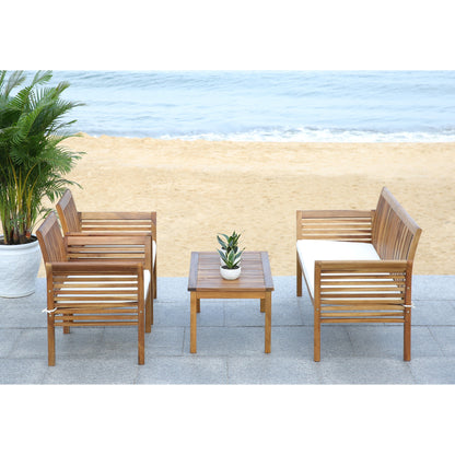 Ensemble de jardin Pieternel 4 pièces SAFAVIEH - 50 l x 30 p x 24 h