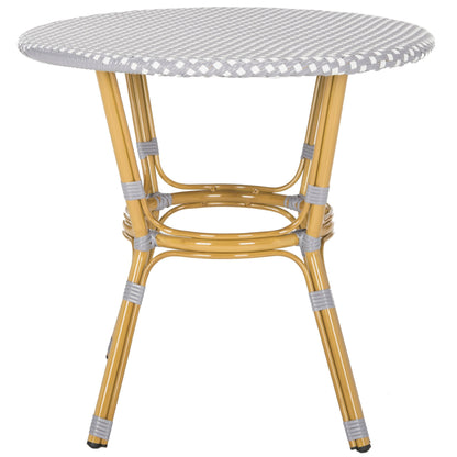 Table de bistrot d'extérieur en rotin SAFAVIEH Reanna (entièrement assemblée) - 32 L x 32 P x 30 H