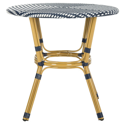 Table de bistrot d'extérieur en rotin SAFAVIEH Reanna (entièrement assemblée) - 32 L x 32 P x 30 H
