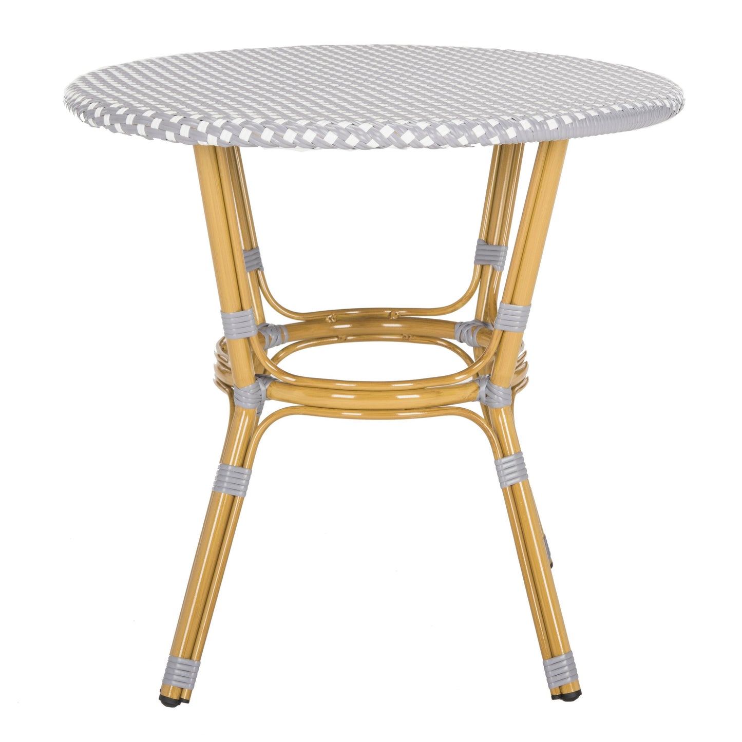 Table de bistrot d'extérieur en rotin SAFAVIEH Reanna (entièrement assemblée) - 32 L x 32 P x 30 H
