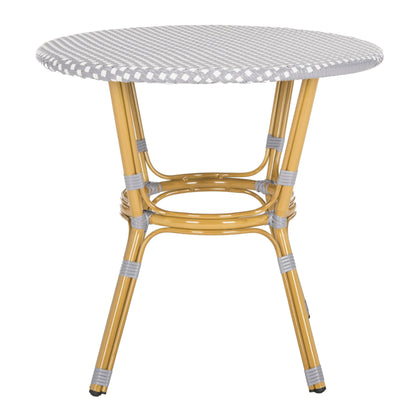 Table de bistrot d'extérieur en rotin SAFAVIEH Reanna (entièrement assemblée) - 32 L x 32 P x 30 H