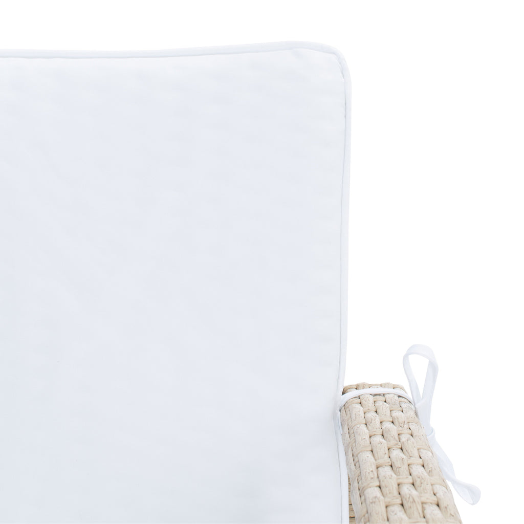 Ensemble de salon d'extérieur en osier SAFAVIEH Reslor 4 pièces - 43 l x 26 p x 31 h