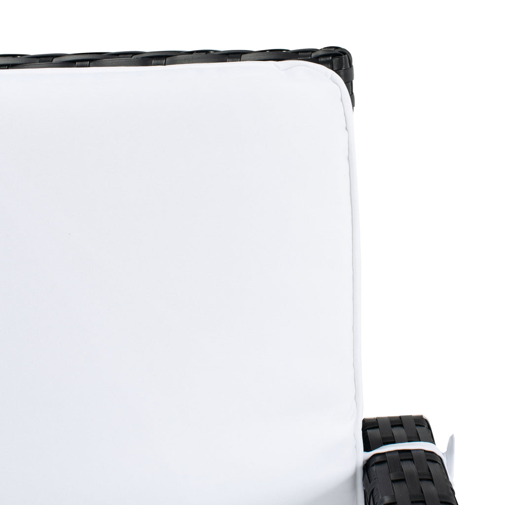 Ensemble de salon d'extérieur en osier SAFAVIEH Reslor 4 pièces - 43 l x 26 p x 31 h