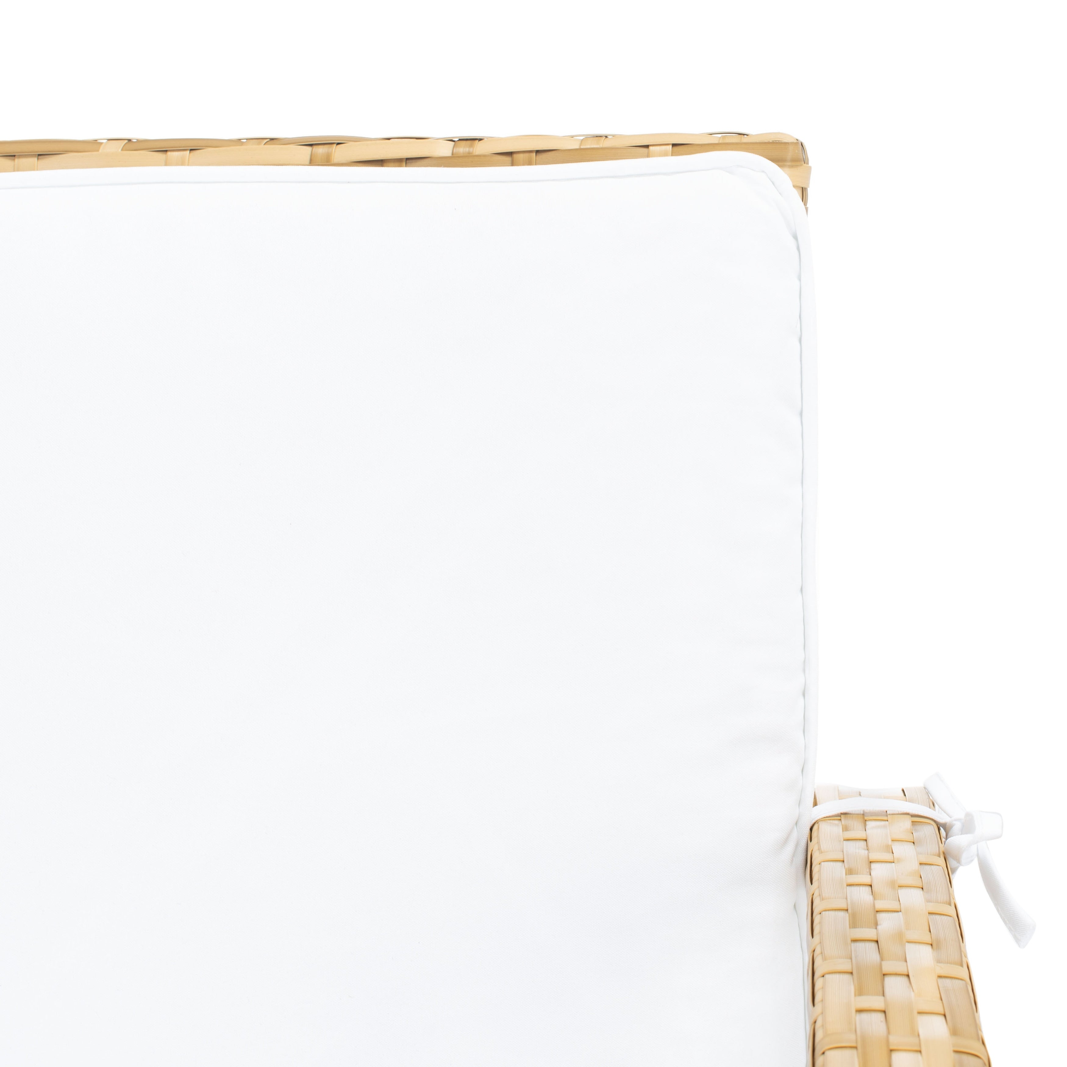 Ensemble de salon d'extérieur en osier SAFAVIEH Reslor 4 pièces - 43 l x 26 p x 31 h