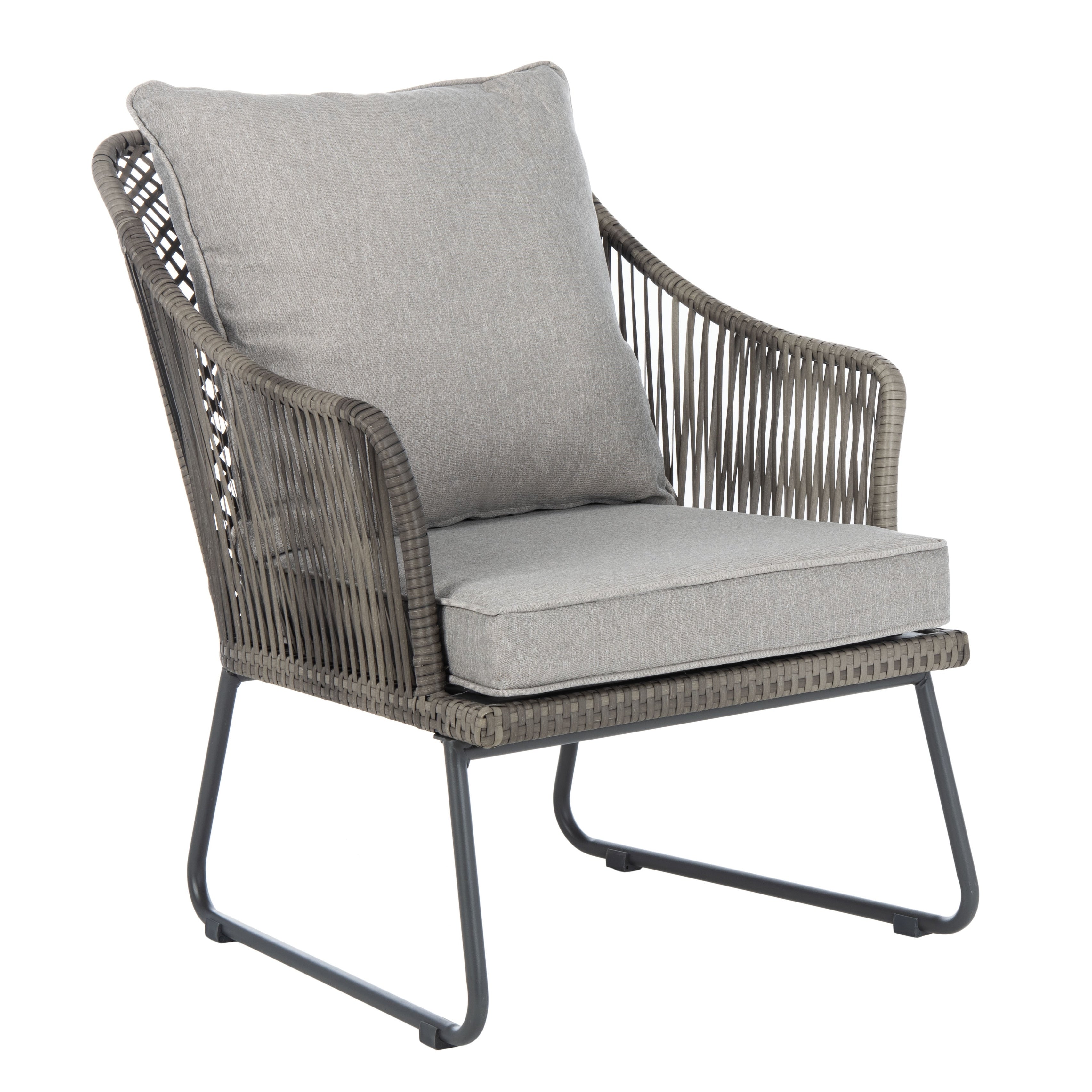 Ensemble de salon d'extérieur Rihanna 3 pièces SAFAVIEH - 19 l x 19 p x 19 h