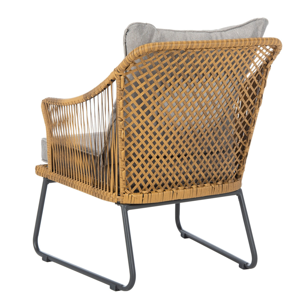 Ensemble de salon d'extérieur Rihanna 3 pièces SAFAVIEH - 19 l x 19 p x 19 h