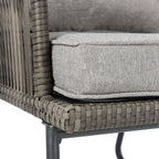Ensemble de salon d'extérieur Rihanna 3 pièces SAFAVIEH - 19 l x 19 p x 19 h
