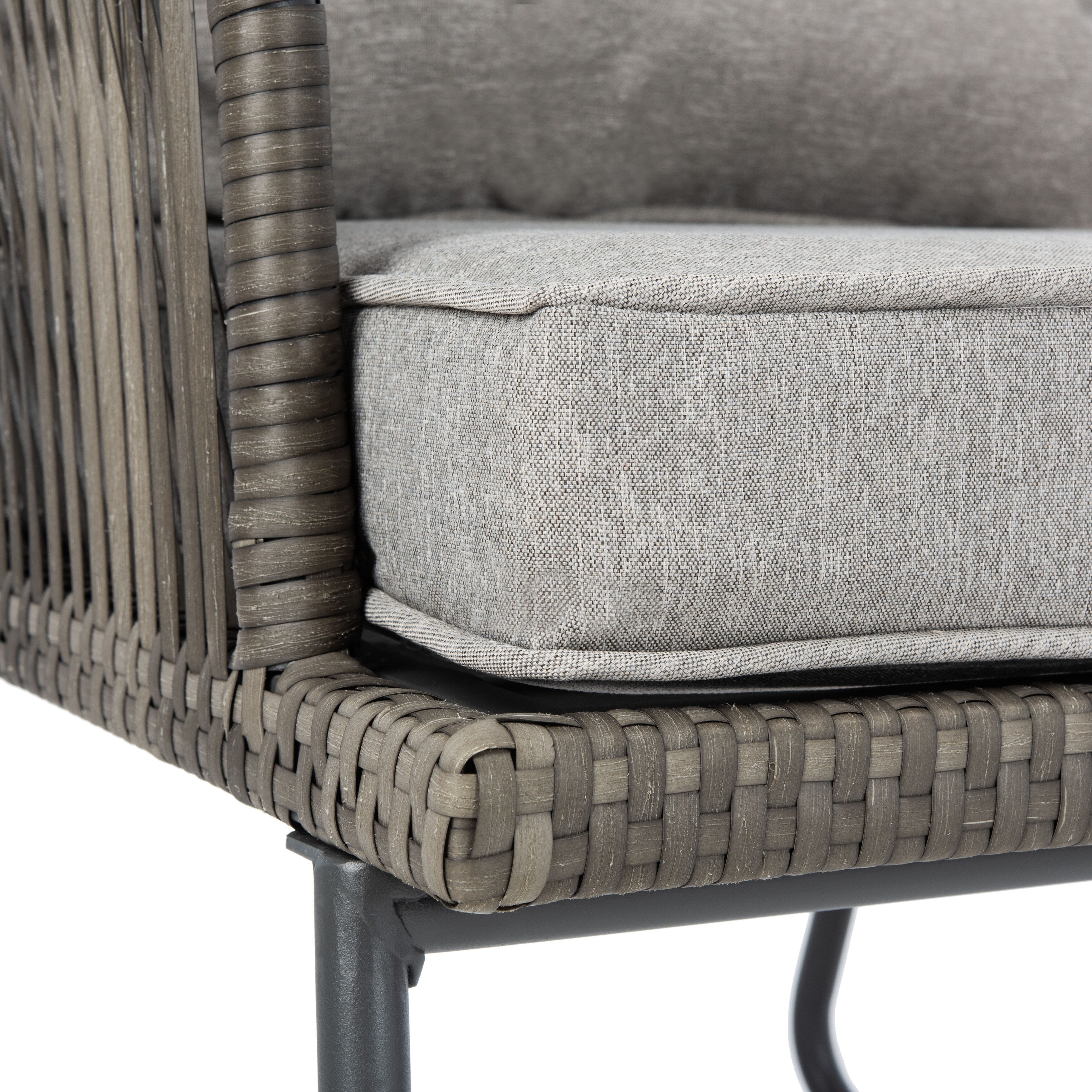 Ensemble de salon d'extérieur Rihanna 3 pièces SAFAVIEH - 19 l x 19 p x 19 h
