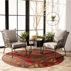 Ensemble de salon d'extérieur Rihanna 3 pièces SAFAVIEH - 19 l x 19 p x 19 h