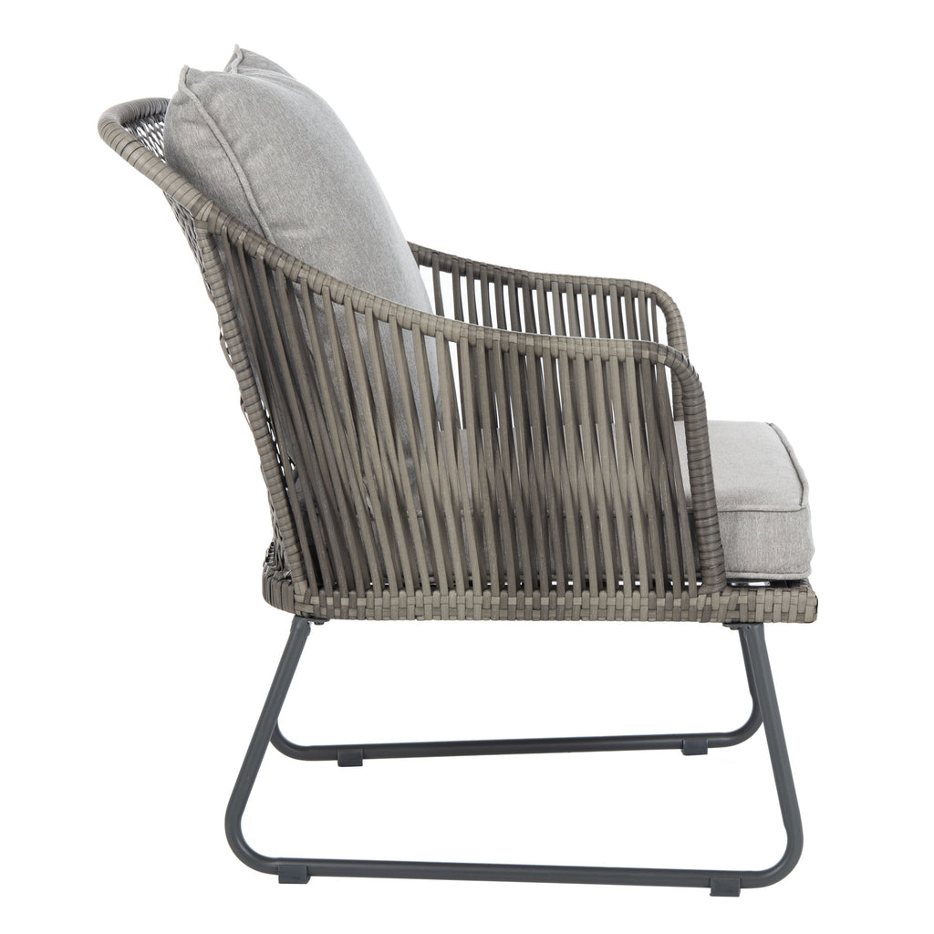 Ensemble de salon d'extérieur Rihanna 3 pièces SAFAVIEH - 19 l x 19 p x 19 h