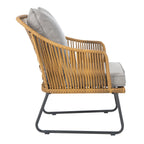 Ensemble de salon d'extérieur Rihanna 3 pièces SAFAVIEH - 19 l x 19 p x 19 h