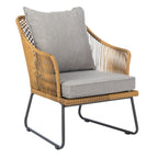 Ensemble de salon d'extérieur Rihanna 3 pièces SAFAVIEH - 19 l x 19 p x 19 h