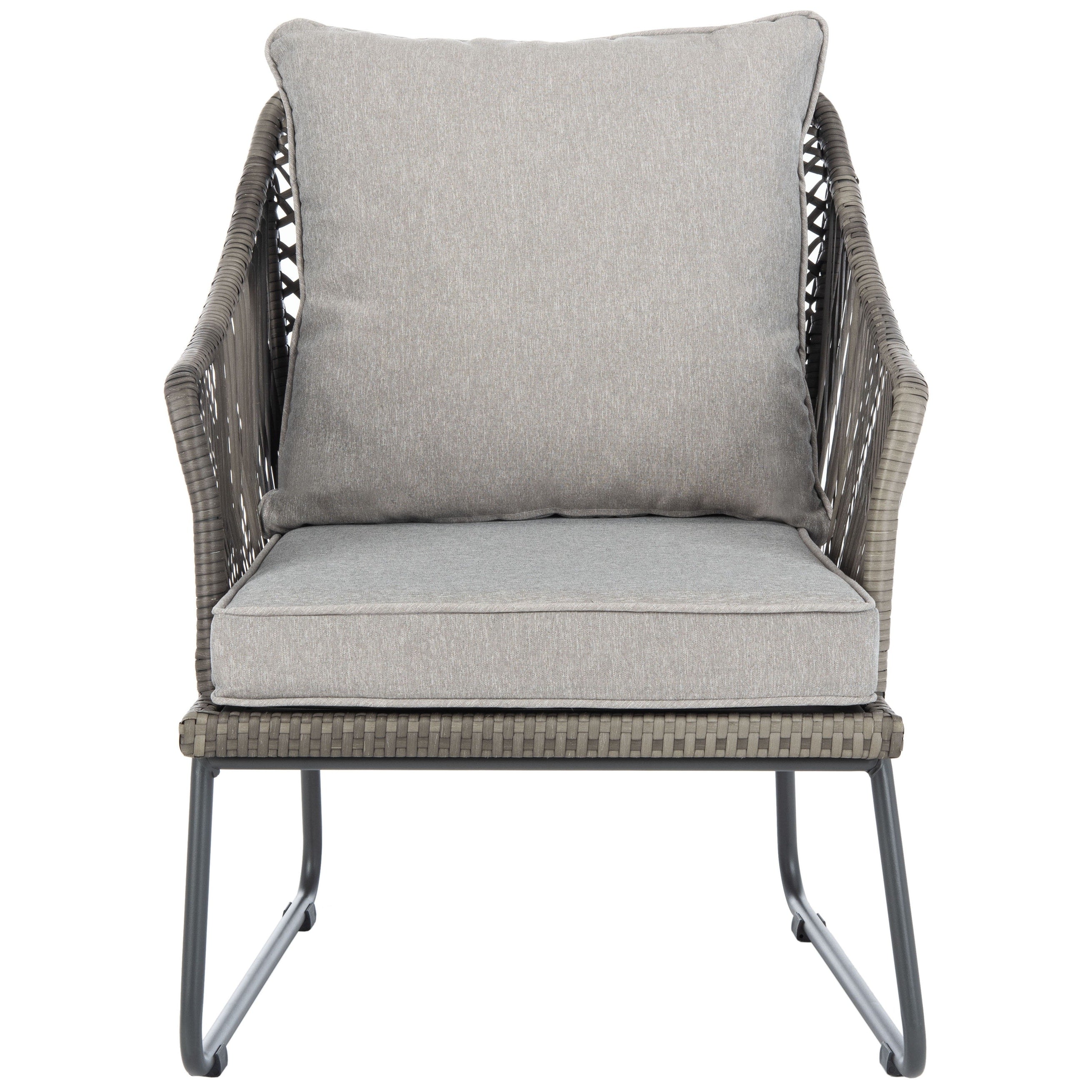 Ensemble de salon d'extérieur Rihanna 3 pièces SAFAVIEH - 19 l x 19 p x 19 h