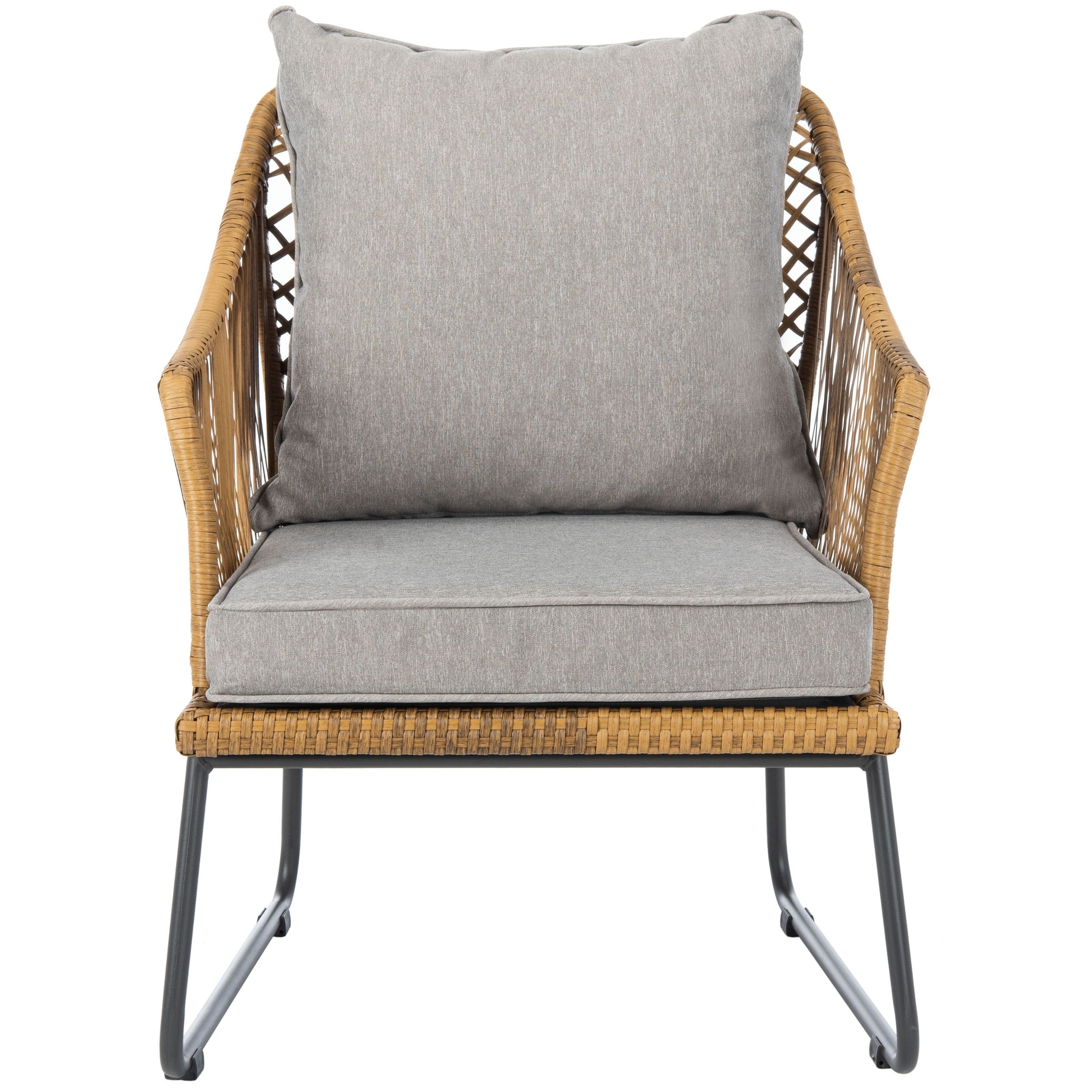 Ensemble de salon d'extérieur Rihanna 3 pièces SAFAVIEH - 19 l x 19 p x 19 h