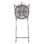 Ensemble bistrot d'extérieur 3 pièces en fer de style victorien Saige de SAFAVIEH - 28 l x 28 p x 38 h