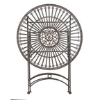 Ensemble bistrot d'extérieur 3 pièces en fer de style victorien Saige de SAFAVIEH - 28 l x 28 p x 38 h