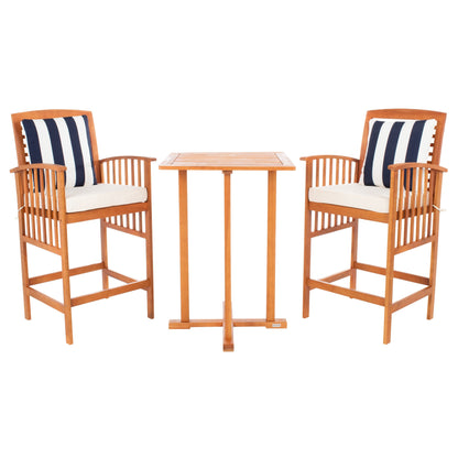 Ensemble bistrot d'extérieur Sheyla 3 pièces SAFAVIEH - 28 l x 28 p x 40 h