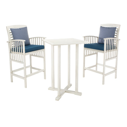 Ensemble bistrot d'extérieur Sheyla 3 pièces SAFAVIEH - 28 l x 28 p x 40 h