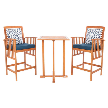 Ensemble bistrot d'extérieur Sheyla 3 pièces SAFAVIEH - 28 l x 28 p x 40 h