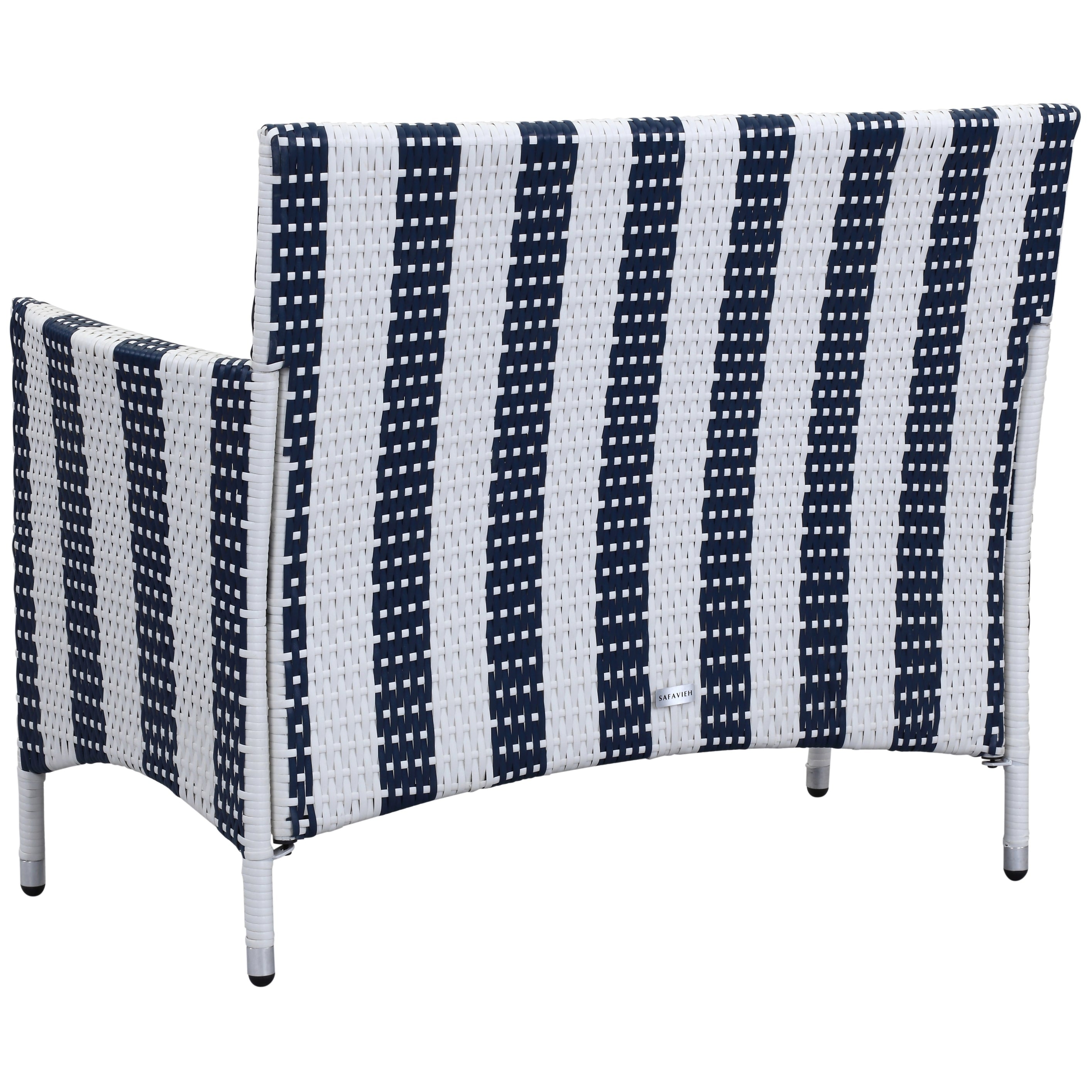 Ensemble de patio d'extérieur SAFAVIEH Simka marron/sable (4 pièces) - 43 l x 34 P x 23 H