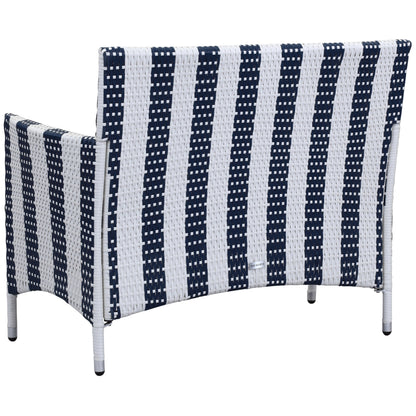 Ensemble de patio d'extérieur SAFAVIEH Simka marron/sable (4 pièces) - 43 l x 34 P x 23 H