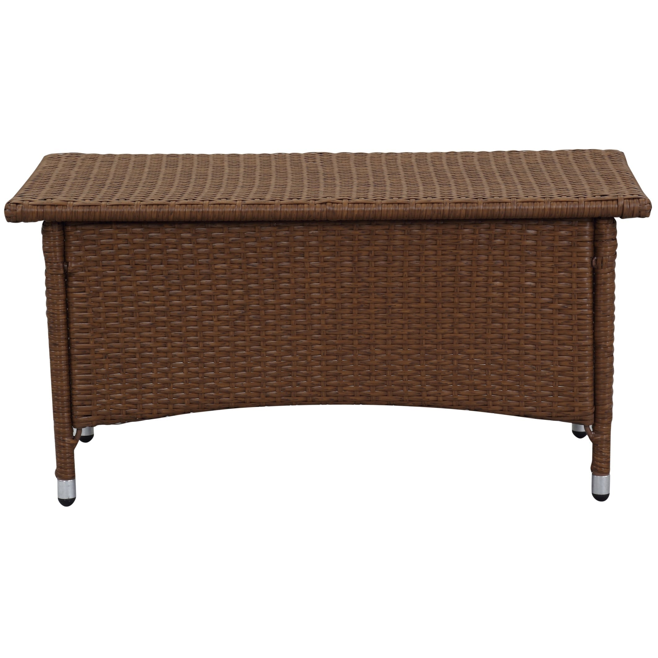 Ensemble de patio d'extérieur SAFAVIEH Simka marron/sable (4 pièces) - 43 l x 34 P x 23 H