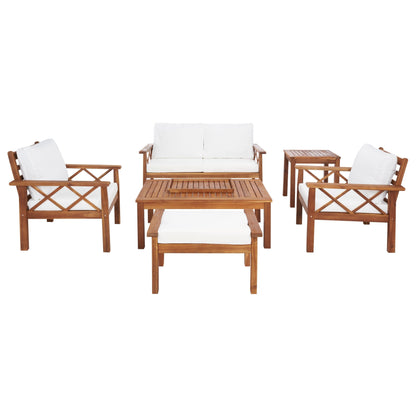Ensemble de jardin 6 pièces SAFAVIEH Outdoor Unnur - 344 L x 30 P x 28 H