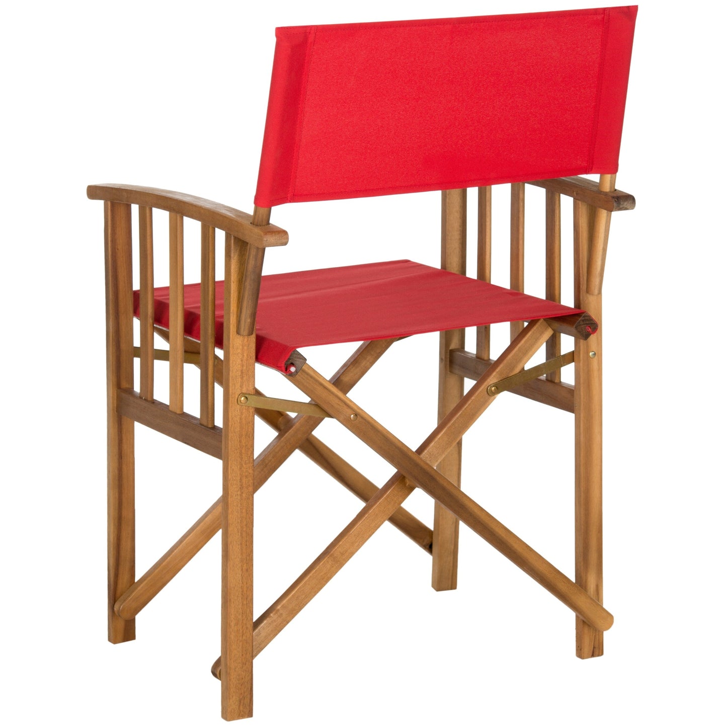 Chaises de réalisateur d'extérieur Vaira en bois d'acacia SAFAVIEH (lot de 2) - 22 L x 34 P x 21 H