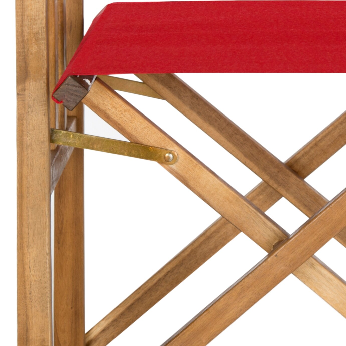Chaises de réalisateur d'extérieur Vaira en bois d'acacia SAFAVIEH (lot de 2) - 22 L x 34 P x 21 H