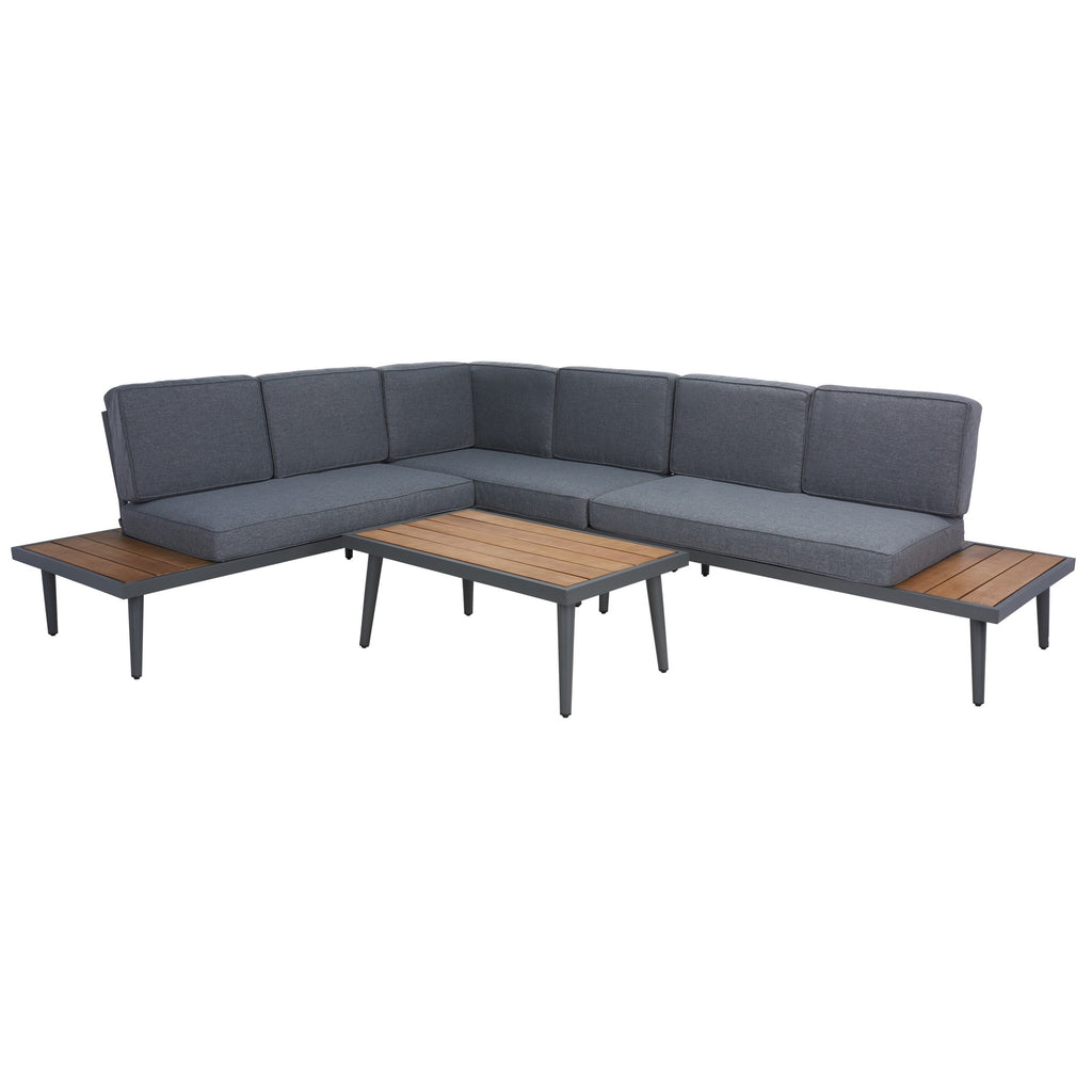 Salon d'angle d'extérieur Wendela de SAFAVIEH - 47 L x 28 P x 38 H