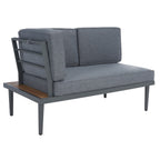 Salon d'angle d'extérieur Wendela de SAFAVIEH - 47 L x 28 P x 38 H