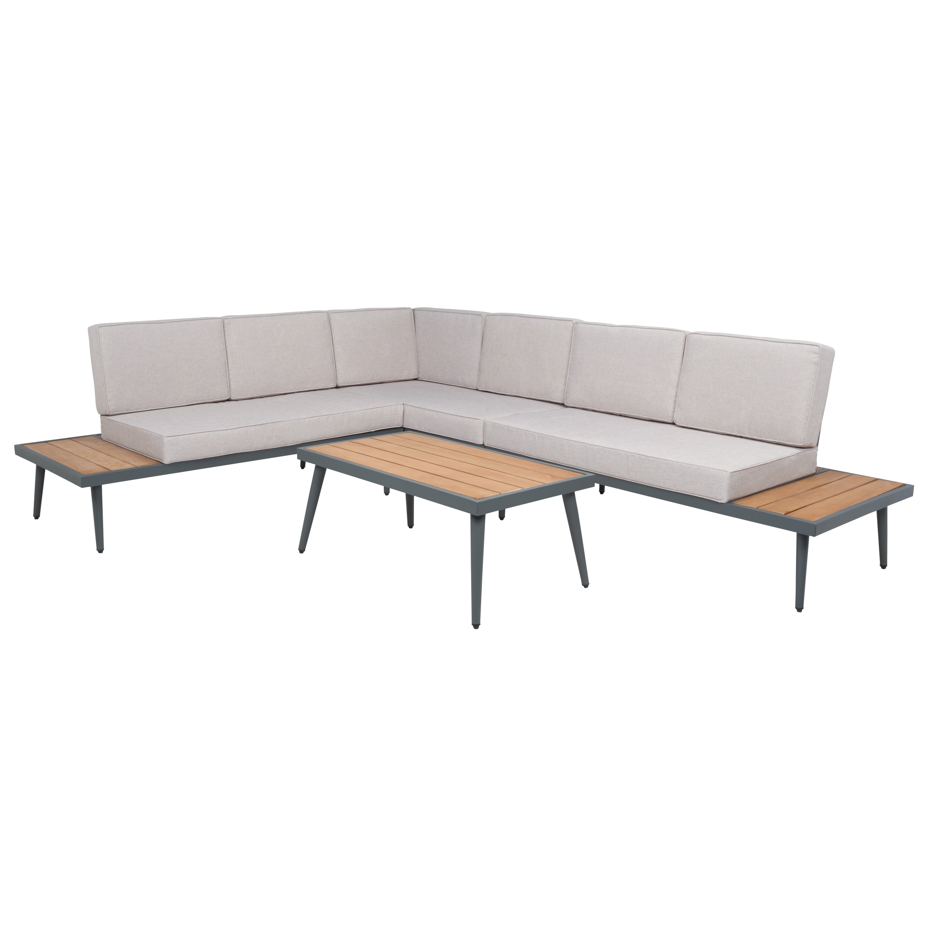 Salon d'angle d'extérieur Wendela de SAFAVIEH - 47 L x 28 P x 38 H