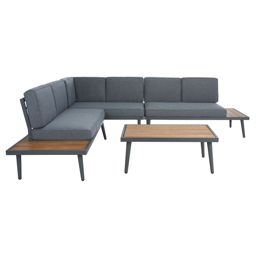 Salon d'angle d'extérieur Wendela de SAFAVIEH - 47 L x 28 P x 38 H