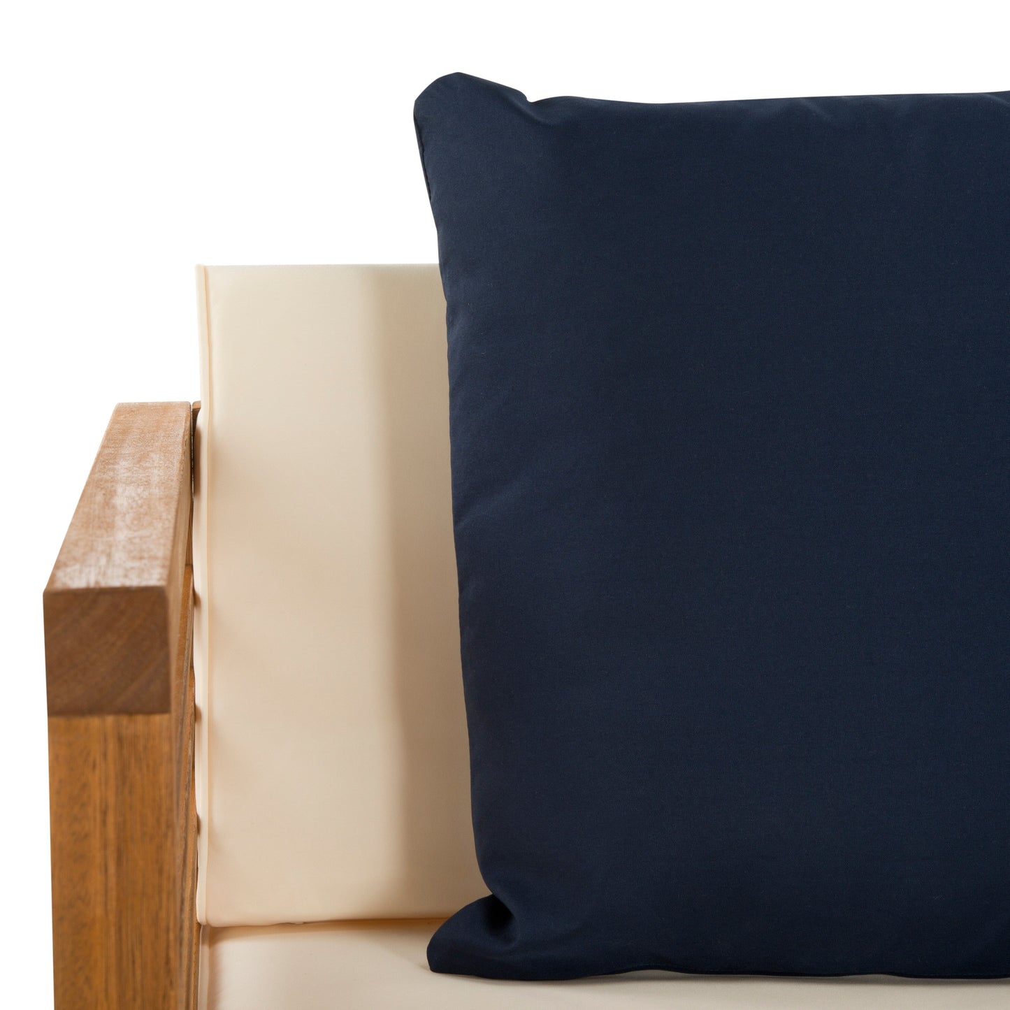 Ensemble de jardin d'extérieur SAFAVIEH Yoselin 4 pièces avec coussin décoratif – 51 L x 26 P x 26 H