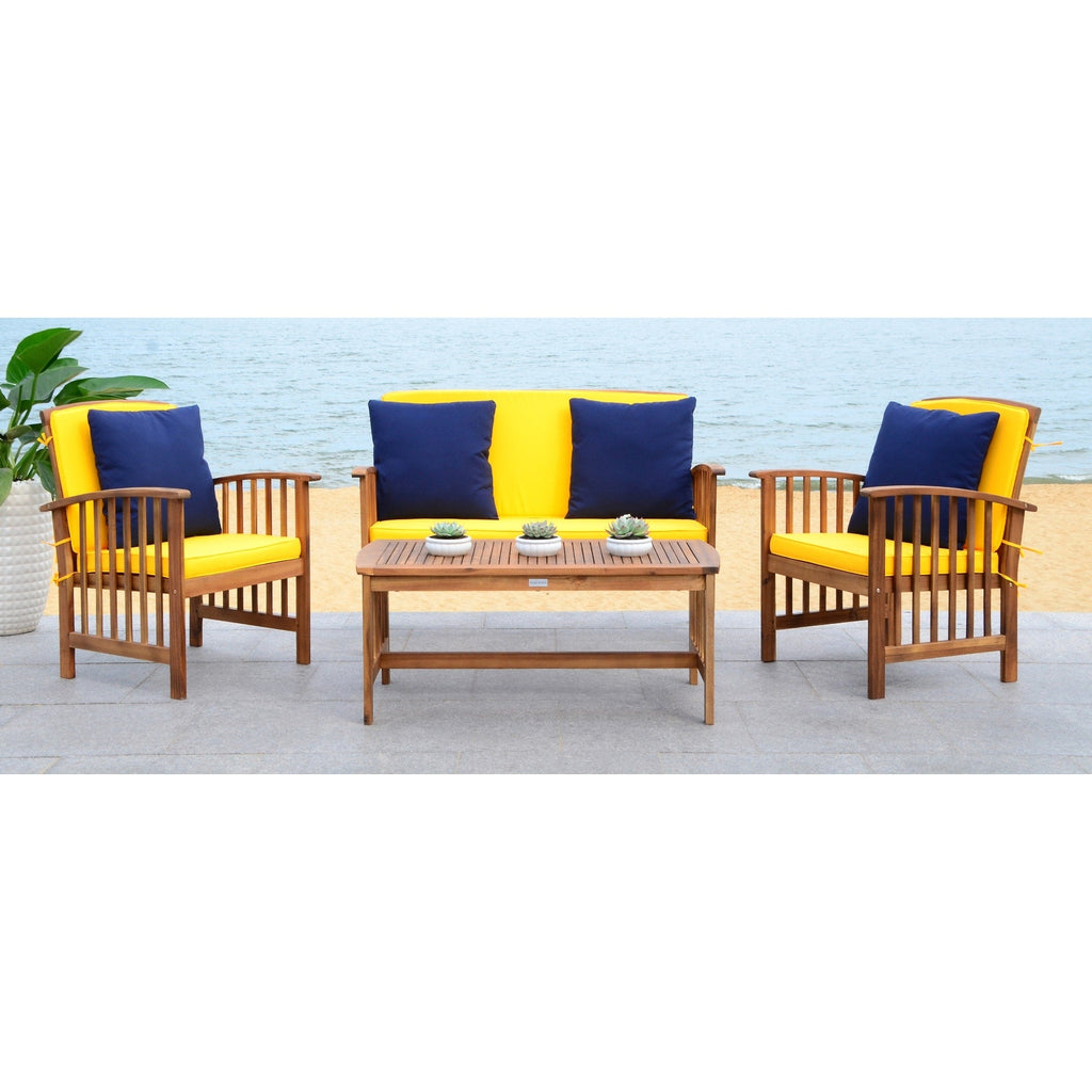 Ensemble de jardin Yuliana 4 pièces SAFAVIEH - 47 L x 33 P x 26 H