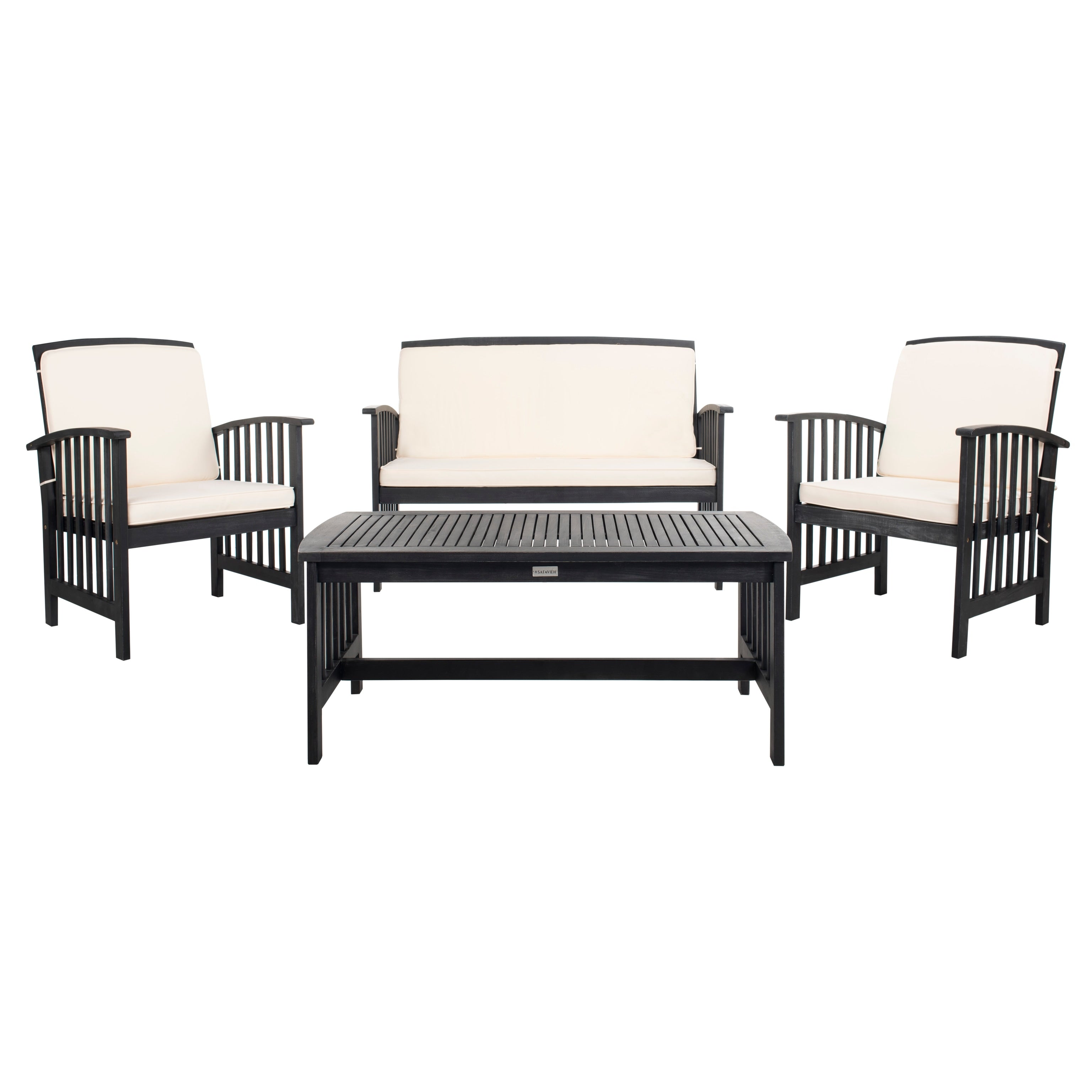 Ensemble de jardin Yuliana 4 pièces SAFAVIEH - 47 L x 33 P x 26 H
