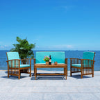 Ensemble de jardin Yuliana 4 pièces SAFAVIEH - 47 L x 33 P x 26 H