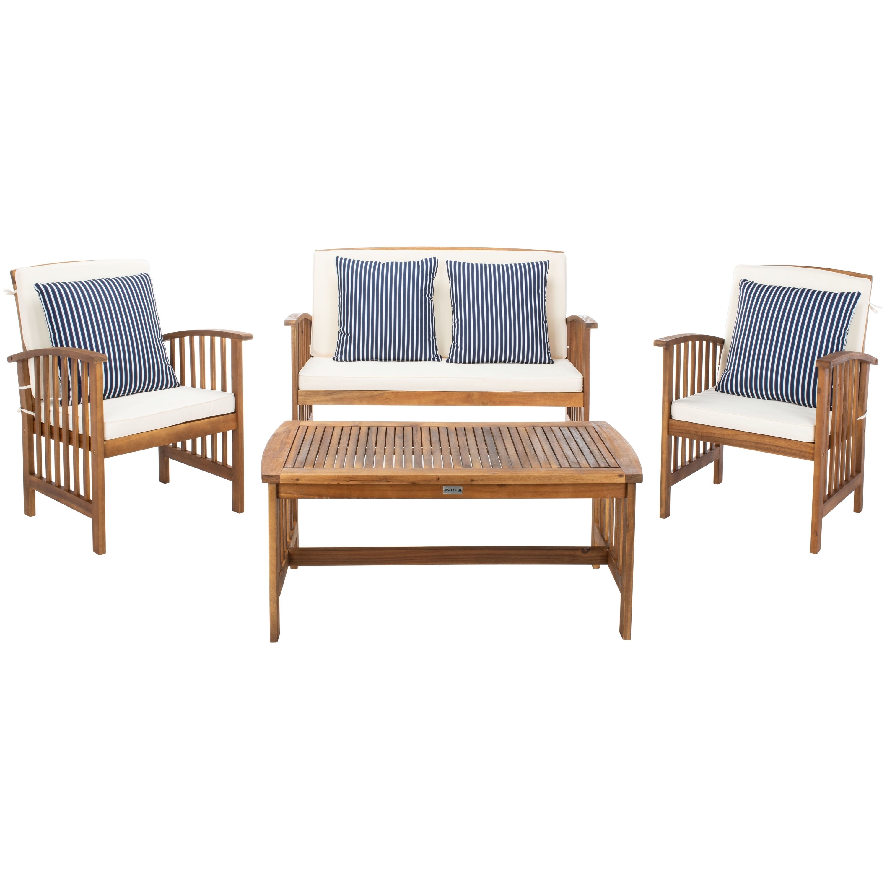 Ensemble de jardin Yuliana 4 pièces SAFAVIEH - 47 L x 33 P x 26 H