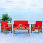 Ensemble de jardin Yuliana 4 pièces SAFAVIEH - 47 L x 33 P x 26 H