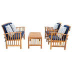 Ensemble de jardin Yuliana 4 pièces SAFAVIEH - 47 L x 33 P x 26 H